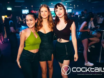 A professional photo of guests enjoying themselves at Cocktails Nightclub from our gallery.