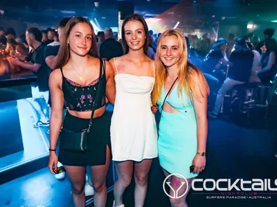 A professional photo of guests enjoying themselves at Cocktails Nightclub from our gallery.