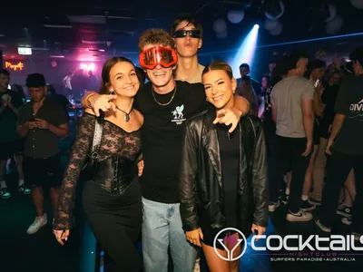 A professional photo of guests enjoying themselves at Cocktails Nightclub from our gallery.