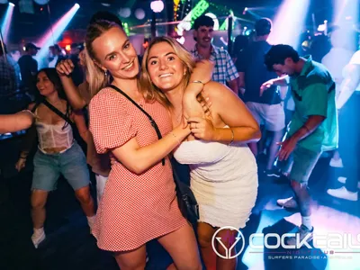 A professional photo of guests enjoying themselves at Cocktails Nightclub from our gallery.