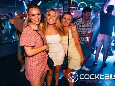 A professional photo of guests enjoying themselves at Cocktails Nightclub from our gallery.