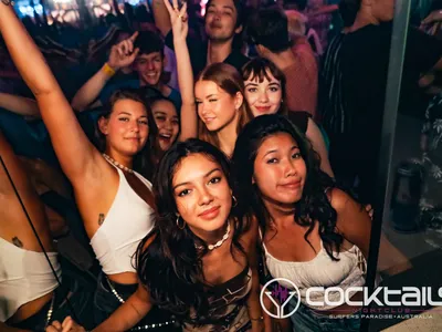 A professional photo of guests enjoying themselves at Cocktails Nightclub from our gallery.