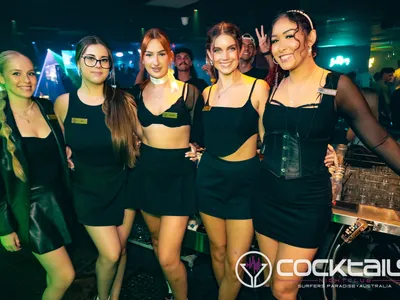 A professional photo of guests enjoying themselves at Cocktails Nightclub from our gallery.