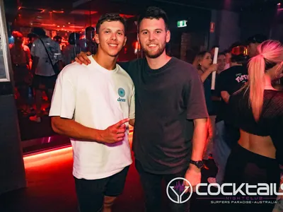 A professional photo of guests enjoying themselves at Cocktails Nightclub from our gallery.