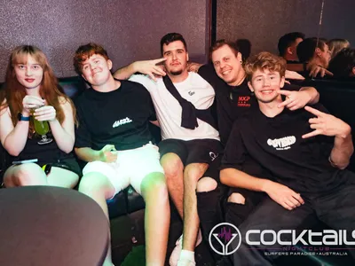 A professional photo of guests enjoying themselves at Cocktails Nightclub from our gallery.