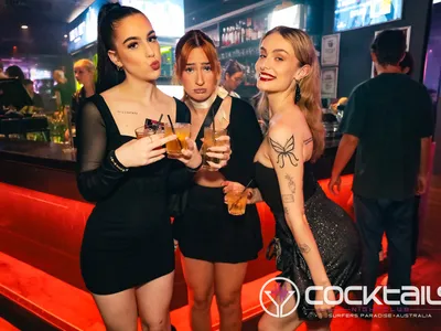 A professional photo of guests enjoying themselves at Cocktails Nightclub from our gallery.