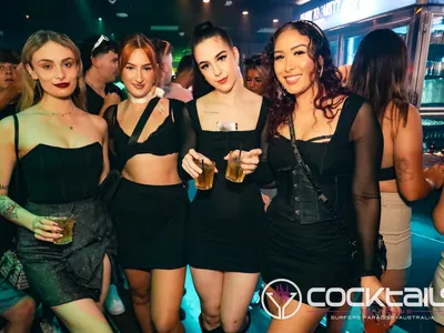 A professional photo of guests enjoying themselves at Cocktails Nightclub from our gallery.