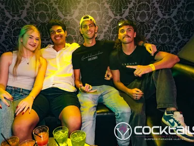 A professional photo of guests enjoying themselves at Cocktails Nightclub from our gallery.