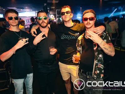 A professional photo of guests enjoying themselves at Cocktails Nightclub from our gallery.