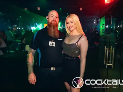 A professional photo of guests enjoying themselves at Cocktails Nightclub from our gallery.