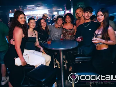 A professional photo of guests enjoying themselves at Cocktails Nightclub from our gallery.