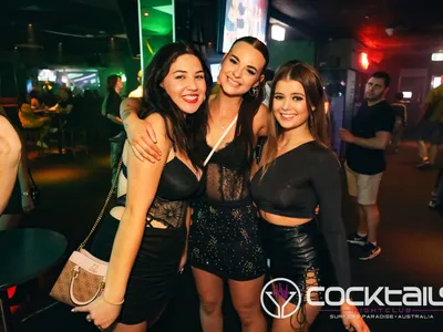 A professional photo of guests enjoying themselves at Cocktails Nightclub from our gallery.