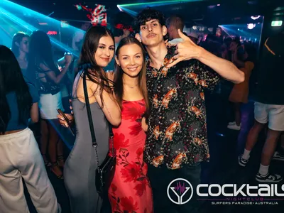 A professional photo of guests enjoying themselves at Cocktails Nightclub from our gallery.