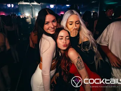 A professional photo of guests enjoying themselves at Cocktails Nightclub from our gallery.