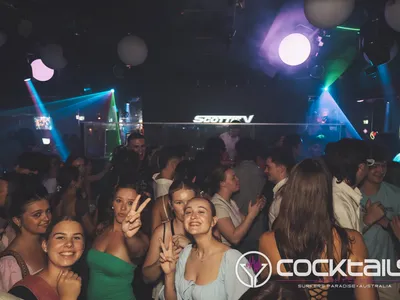 A professional photo of guests enjoying themselves at Cocktails Nightclub from our gallery.