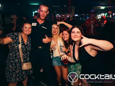 A professional photo of guests enjoying themselves at Cocktails Nightclub from our gallery.