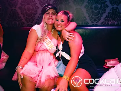 A professional photo of guests enjoying themselves at Cocktails Nightclub from our gallery.