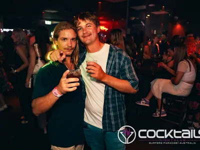 A professional photo of guests enjoying themselves at Cocktails Nightclub from our gallery.