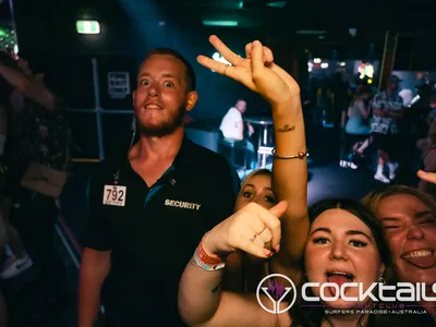 A professional photo of guests enjoying themselves at Cocktails Nightclub from our gallery.