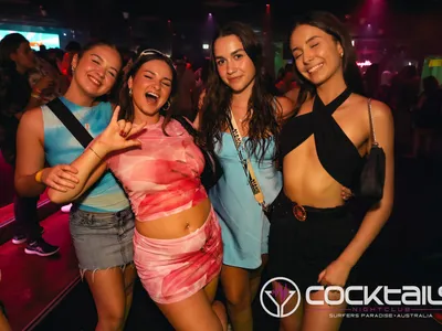 A professional photo of guests enjoying themselves at Cocktails Nightclub from our gallery.