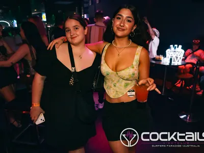 A professional photo of guests enjoying themselves at Cocktails Nightclub from our gallery.