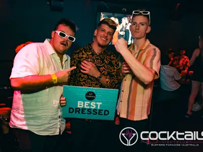 A professional photo of guests enjoying themselves at Cocktails Nightclub from our gallery.