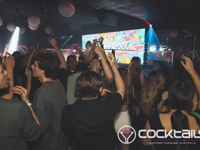 A professional photo of guests enjoying themselves at Cocktails Nightclub from our gallery.