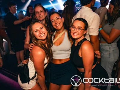 A professional photo of guests enjoying themselves at Cocktails Nightclub from our gallery.