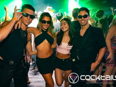 A professional photo of guests enjoying themselves at Cocktails Nightclub from our gallery.