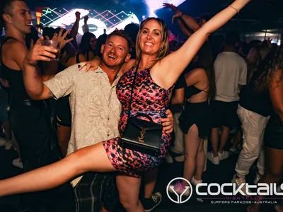 A professional photo of guests enjoying themselves at Cocktails Nightclub from our gallery.