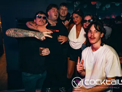 A professional photo of guests enjoying themselves at Cocktails Nightclub from our gallery.