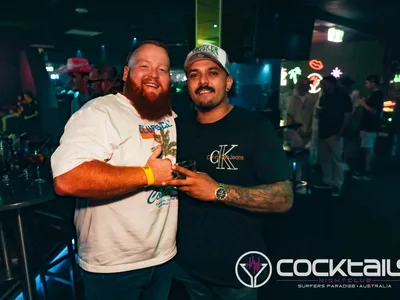 A professional photo of guests enjoying themselves at Cocktails Nightclub from our gallery.