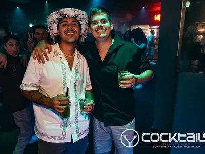 A professional photo of guests enjoying themselves at Cocktails Nightclub from our gallery.