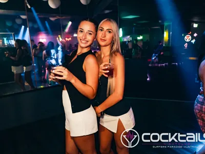 A professional photo of guests enjoying themselves at Cocktails Nightclub from our gallery.