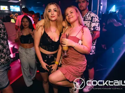 A professional photo of guests enjoying themselves at Cocktails Nightclub from our gallery.