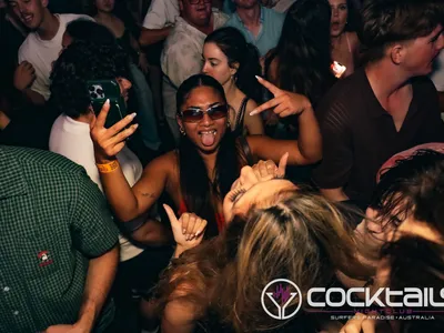 A professional photo of guests enjoying themselves at Cocktails Nightclub from our gallery.