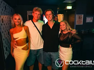 A professional photo of guests enjoying themselves at Cocktails Nightclub from our gallery.