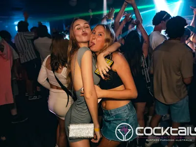 A professional photo of guests enjoying themselves at Cocktails Nightclub from our gallery.