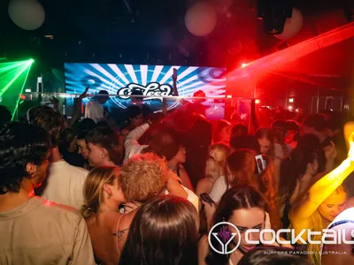 A professional photo of guests enjoying themselves at Cocktails Nightclub from our gallery.