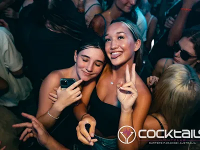 A professional photo of guests enjoying themselves at Cocktails Nightclub from our gallery.