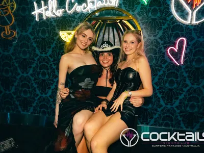 A professional photo of guests enjoying themselves at Cocktails Nightclub from our gallery.