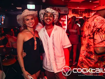 A professional photo of guests enjoying themselves at Cocktails Nightclub from our gallery.