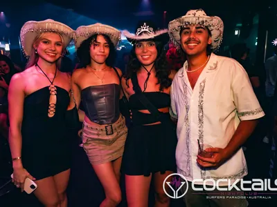 A professional photo of guests enjoying themselves at Cocktails Nightclub from our gallery.