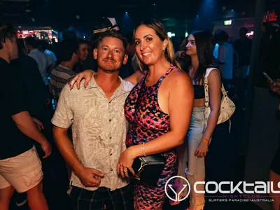 A professional photo of guests enjoying themselves at Cocktails Nightclub from our gallery.