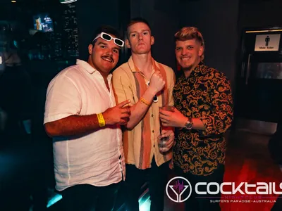 A professional photo of guests enjoying themselves at Cocktails Nightclub from our gallery.