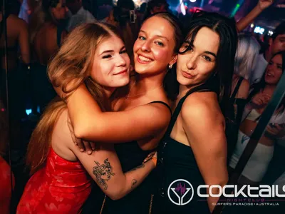 A professional photo of guests enjoying themselves at Cocktails Nightclub from our gallery.