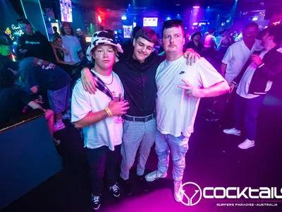 A professional photo of guests enjoying themselves at Cocktails Nightclub from our gallery.