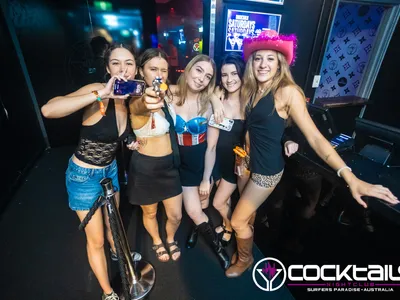 A professional photo of guests enjoying themselves at Cocktails Nightclub from our gallery.