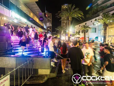 A professional photo of guests enjoying themselves at Cocktails Nightclub from our gallery.