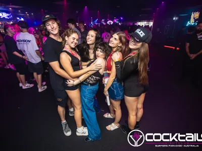 A professional photo of guests enjoying themselves at Cocktails Nightclub from our gallery.